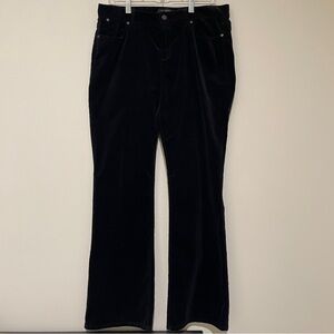 Talbots Velvet-like Black Trousers, size 12